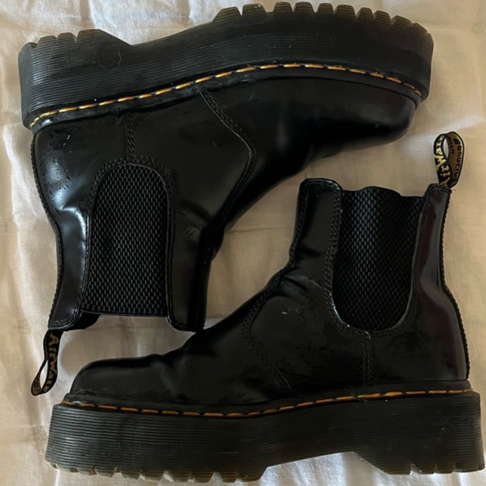 Dr. Martens platform Chelsea boots
